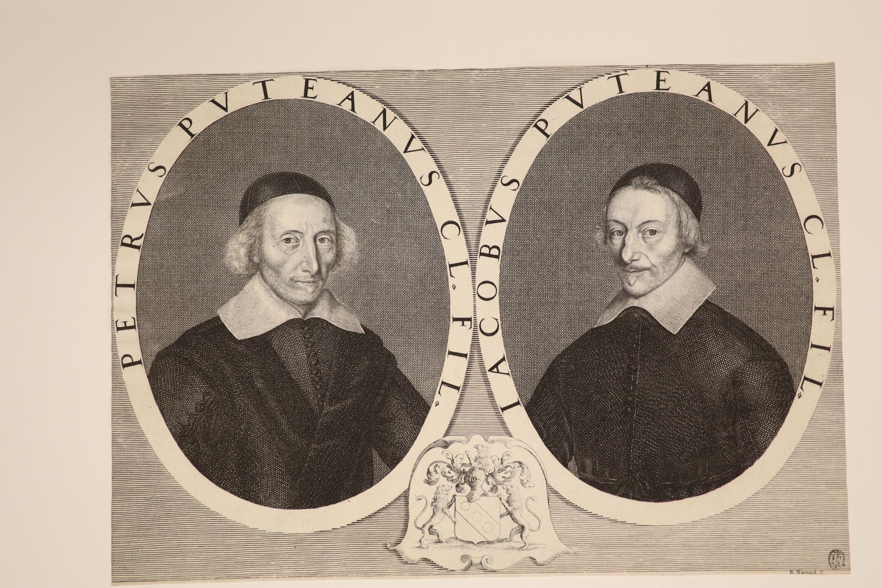 Robert Nanteuil, set of 8 engravings, portraits, 35 x 27cm, and three similar smaller engravings, all unframed.